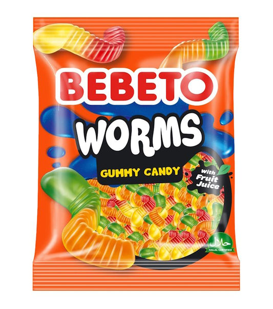 Bebeto Oily Worms 80g (12er Pack)