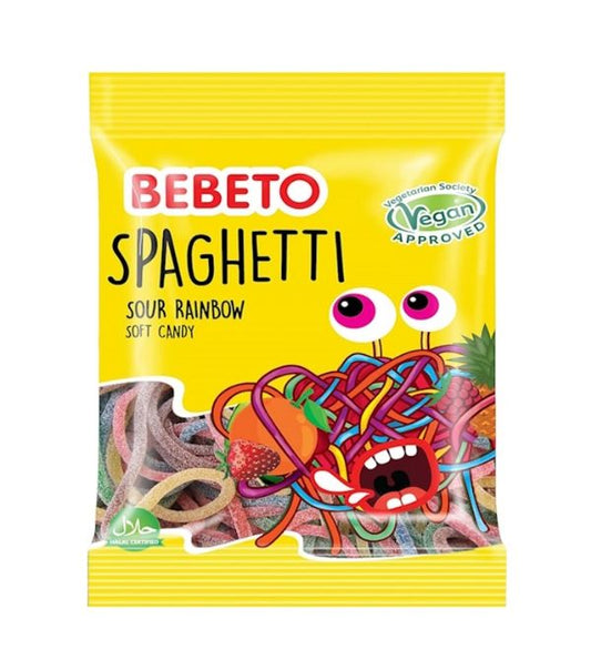 Bebeto Spaghetti Rainbow 80g (12er Pack)