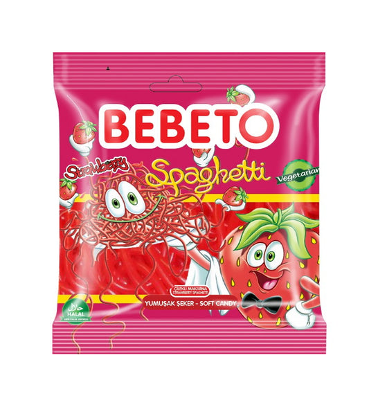 Bebeto Spaghetti Strawberry 80g (12er Pack)