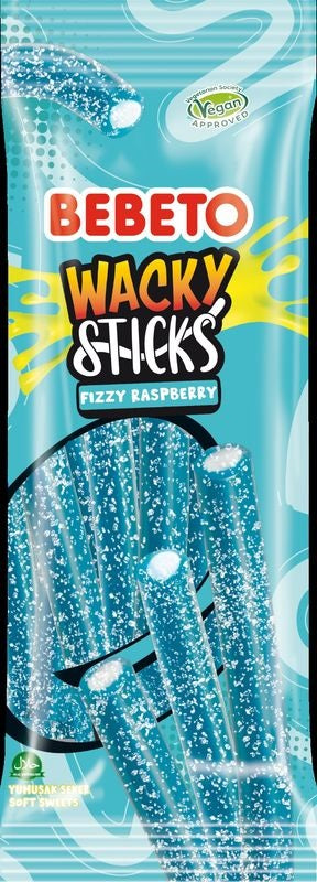 Bebeto Wacky Stick Crazy Raspberry 180g (24er Pack)