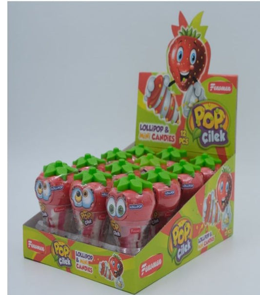 FENOMEN POP CANDY STRAWBERRY 27G (12er Pack)