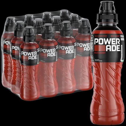 POWERADE WILD CHERRY 0,5 DPG (12er Pack) inkl. Einweg-Pfand