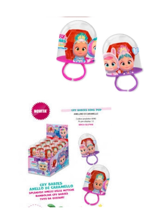 Dolci Cry Babies Ring Pop 15gx24x8 (8er Pack)