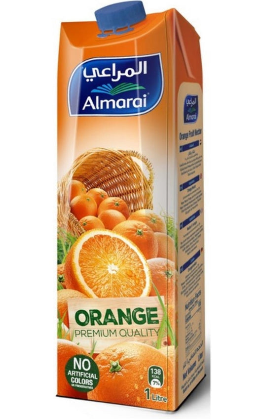 ALMARAI ORANGE 1LT TETRA PAK (12er Pack)