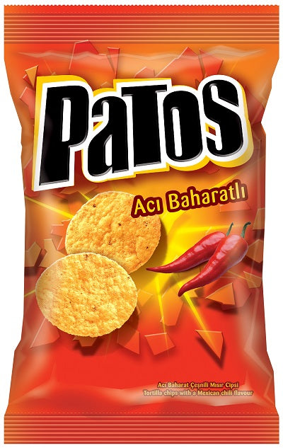 CHIPS PATOS HOT SPICE 120G (24er Pack)