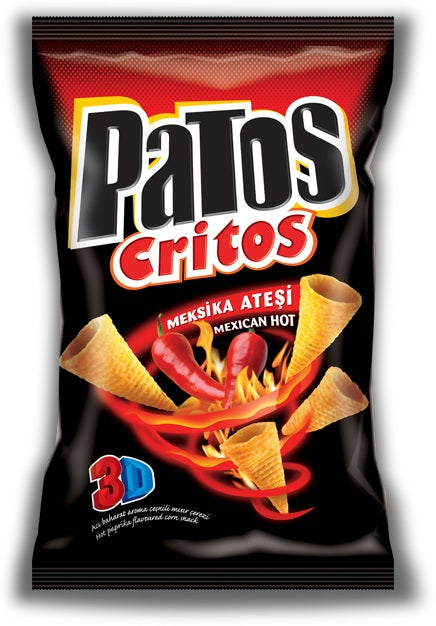 CHIPS CRITOS MEXICA HOT 100G (24er Pack)