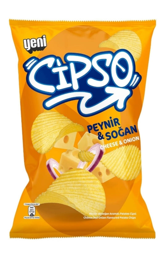 CHIPS CIPSO GERIFF. KÄSE&ZWIEBELN 104G (12er Pack)