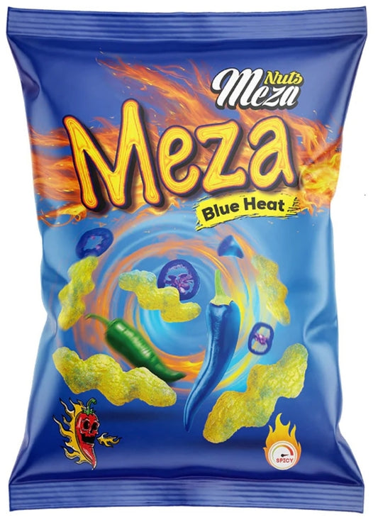 CHIPS MEZA BLUE HEAT 135 GR (18er Pack)
