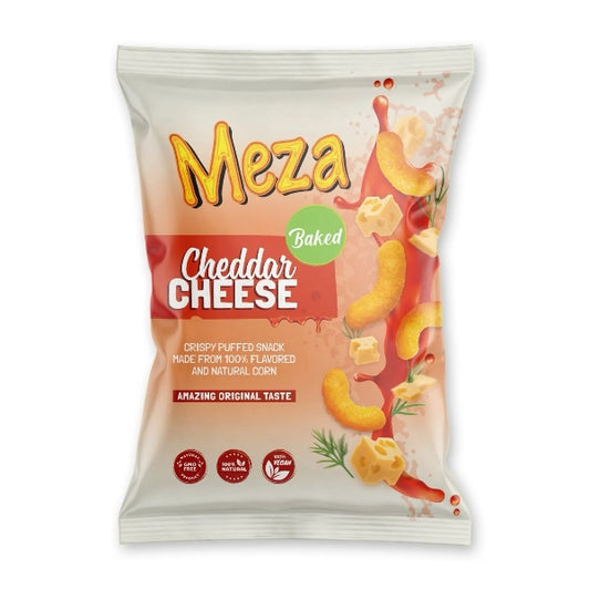 CHIPS MEZA CHEDAR& KÄSE 135 GR (18er Pack)