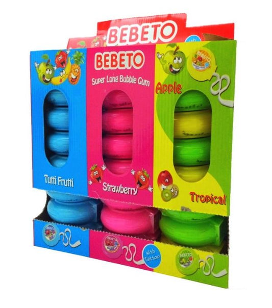 BEBETO METER GUM MIX 36G (24er Pack)