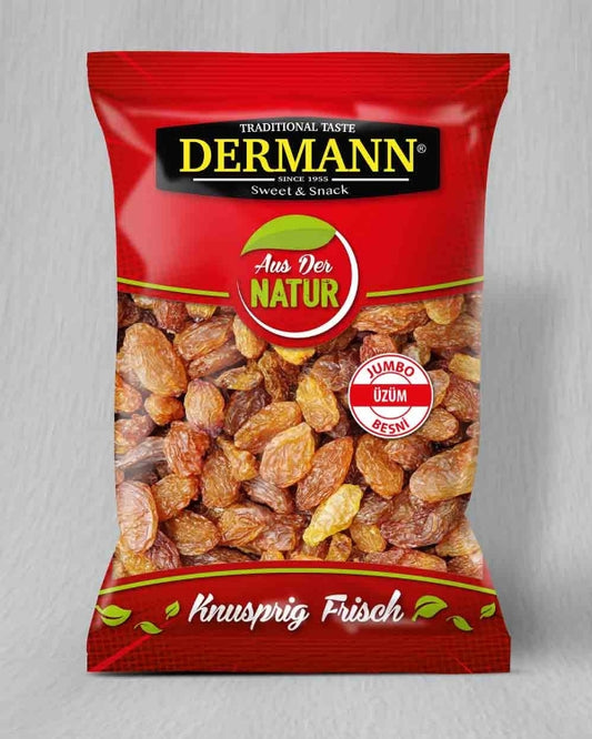 GELBE ROSINEN JUMBO 200  gr (12er Pack)